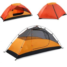 1-Person Backpacking Tent;  Lightweight and PU 5000mm Waterproof for Camping Travel Hiking Picnic - 1-Person