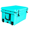 Hot Selling Blue color 65QT Outdoor cooler fish ice chest Box 2022 Popular Camping Cooler Box - as Pic