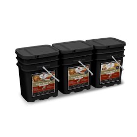 360 Serving Package - 62 lbs - Includes: 2 - 120 Serving Entree Buckets and 1 - 120 Serving Breakfast Bucket - 40-40360