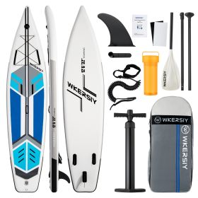 inflatable paddle board 12'6 touring Sup including sup paddle, paddleboard backpack, pump, leash