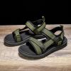 Men Fashion Sandals Man Summer Sandals Outdoor Casual Shoes Mountain Hiking Sandals Comfortable Non-Slip Slippers Beach Sandals - Blue - 44