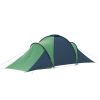 Camping Tent 6 Persons Blue and Green - Blue