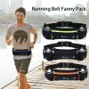 Adjustable Running Belt Fanny Pack With 2 Water Bottle Holder For Men And Women For Fitness Jogging Hiking Travel - Orange