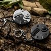 Pocket Folding Mini Knife Coin Shape Package Gadget Multi Tool EDC Multitool Knife Opener Open Utility Camping Outdoor Parcel Gear - Multi Color