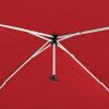 10' x 10' Simple Push Straight Leg Canopy (100 Sq. ft.) - 10' x 10' Red