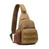 Tactical Shoulder Bag; Molle Hiking Backpack For Hunting Camping Fishing; Trekker Bag - Desert Digital