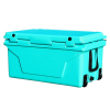 Hot Selling Blue color 65QT Outdoor cooler fish ice chest Box 2022 Popular Camping Cooler Box - as Pic